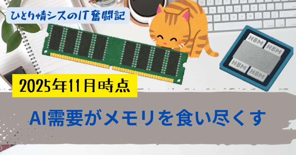 アイキャッチwhy-pc-memory-cost-up-dram-ai-demand